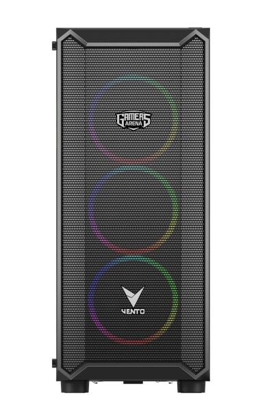 GAMERS ARENA VENTO VG16AL MESH FSP 650W 80+ HYPER PRO 4x120MM RGB FAN E-ATX GAMING KASA
