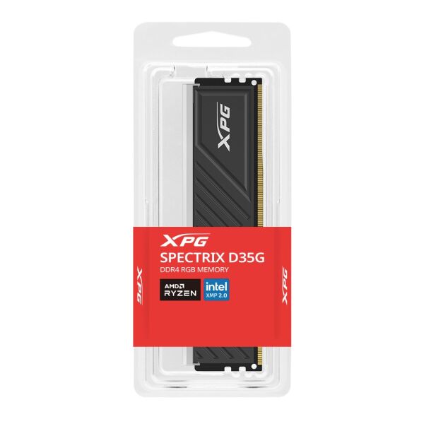 XPG Gammix D35 16 GB RGB DDR4 3200MHz CL16 AX4U320016G16A-SBKD35G Siyah Tek Modül Ram