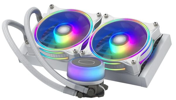 COOLER MASTER MASTERLIQUID ML240 ILLUSION ARGB BEYAZ 240 MM INTEL(1700P)-AMD UYUMLU SIVI SOĞUTUCU