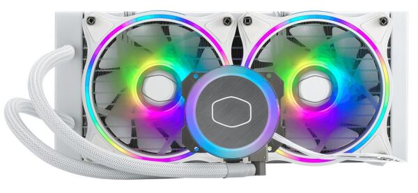 COOLER MASTER MASTERLIQUID ML240 ILLUSION ARGB BEYAZ 240 MM INTEL(1700P)-AMD UYUMLU SIVI SOĞUTUCU