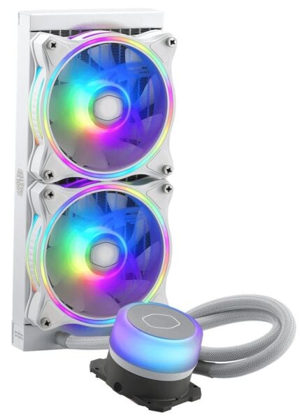 COOLER MASTER MASTERLIQUID ML240 ILLUSION ARGB BEYAZ 240 MM INTEL(1700P)-AMD UYUMLU SIVI SOĞUTUCU