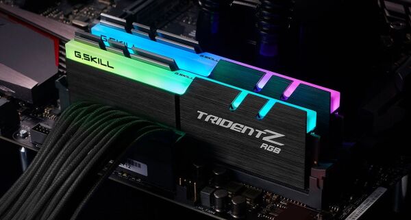 GSKILL TRIDENT Z RGB 16GB  (2X8) DDR4-4600Mhz CL19 1.5V (F4-4600C19D-16GTZRE) Dual Kit Ram
