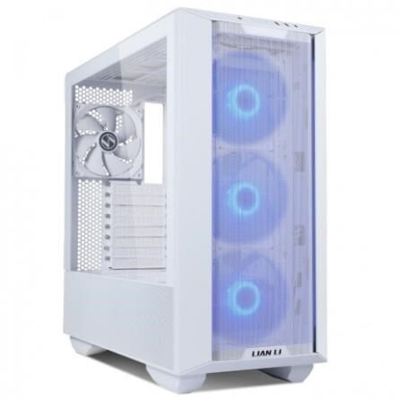 LIAN LI LANCOOL III RGB 3X140MM ARGB FAN/1X140MM PWM FAN TEMPERLI CAM TYPE-C MESH BEYAZ OYUNCU KASA