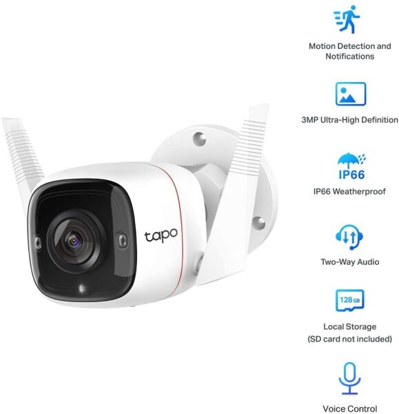 TP-Link Tapo C310 Dış Mekan Wi-Fi Güvenlik Kamerası