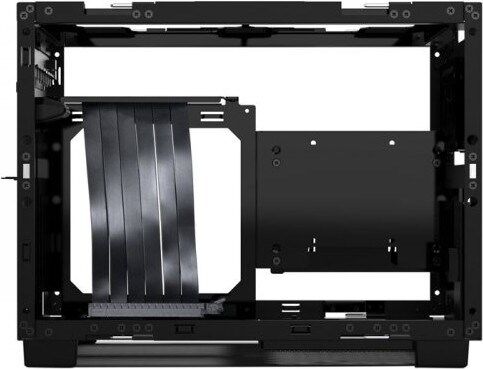 LIAN LI Q58 Q58X4 PCIE 4.0 RISER KABLOLU MESH TEMPERLİ CAM USB TYPE-C SİYAH MİNİ-ITX OYUNCU KASA
