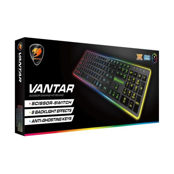 Cougar Vantar RGB Kablolu Oyuncu Klavyesi CGR-WXNMB-VAN