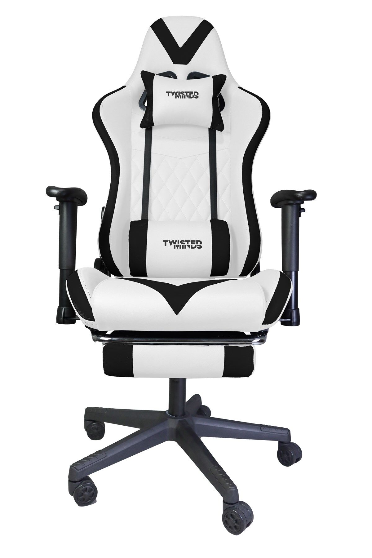 TWISTED MINDS TM8250-WN COMFORT E-SPOR OYUNCU KOLTUĞU - BEYAZ / SİYAH