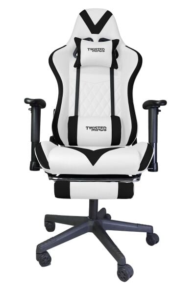 TWISTED MINDS TM8250-WN COMFORT E-SPOR OYUNCU KOLTUĞU - BEYAZ / SİYAH