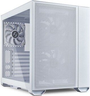 LIAN LI O11 AIR MINI O11AMW 2X140MM/1X120MM PWM FAN MESH TEMPERLI CAM  TYPE-C ATX MINI-TOWER BEYAZ OYUNCU KASA