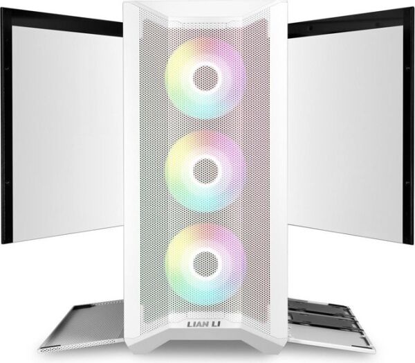 LIAN LI 011 LANCOOL II MESH RGB MIDI E-ATX BEYAZ OYNCU KASA