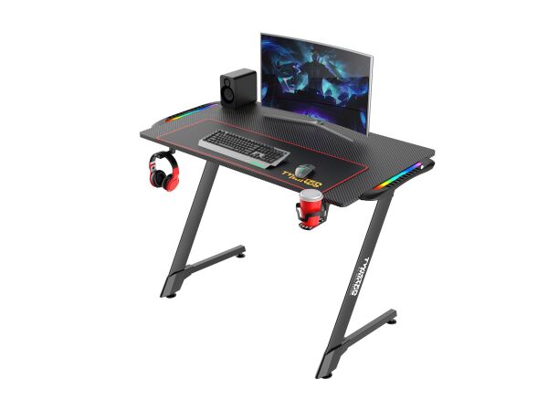 TWISTED MINDS Z DESIGN TM-Z-1060-RGB KARBON FİBER E-SPOR OYUNCU MASASI