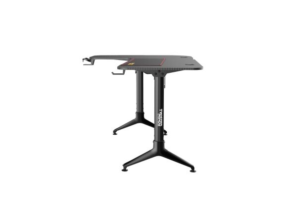 TWISTED MINDS L DESIGN KARBON FİBER YÜKSEKLİK AYARLI EV/OFİS OYUNCU MASASI  -  SOL