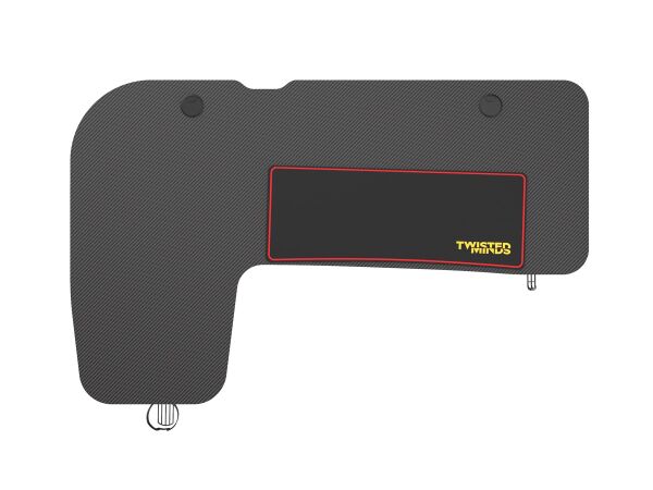 TWISTED MINDS L DESIGN KARBON FİBER YÜKSEKLİK AYARLI EV/OFİS OYUNCU MASASI  -  SOL