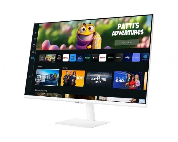 SAMSUNG ODYSSEY M5 LS27CM501EUXUF 27'' 4Ms 60Hz FHD HDR10 BEYAZ SMART MONİTÖR