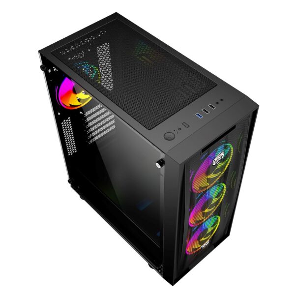 TWISTED MINDS TM-210XL-P1 650W 4x120MM RGB FAN USB3.0 MESH OYUNCU KASASI
