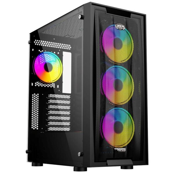 TWISTED MINDS TM-210XL-P1 650W 4x120MM RGB FAN USB3.0 MESH OYUNCU KASASI