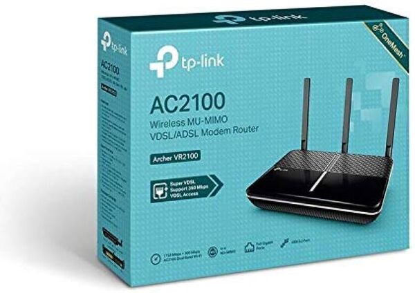 Tp-Link Archer VR600 AC2100 Wireless MU-MIMO VDSL/ADSL Modem Router