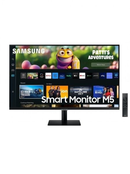 SAMSUNG ODYSSEY M5 LS27BM500EUXUF 27'' 4Ms 60Hz FHD HDR10 SİYAH SMART MONİTÖR