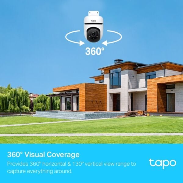Tp-Link Tapo C500 Dış Mekan Yatay/Dikey Wi-Fi Güvenlik Kamerası