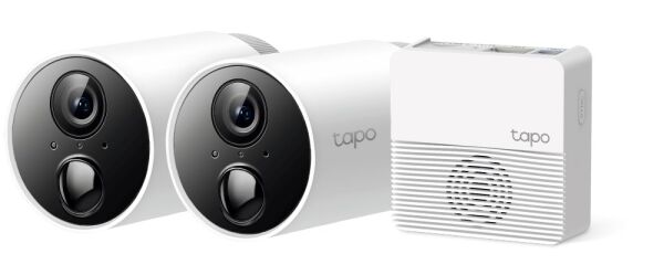Tp-Link Tapo C400S2 Full HD Pilli Akıllı Kablosuz Güvenlik Kamerası 2 Kameralı Sistem