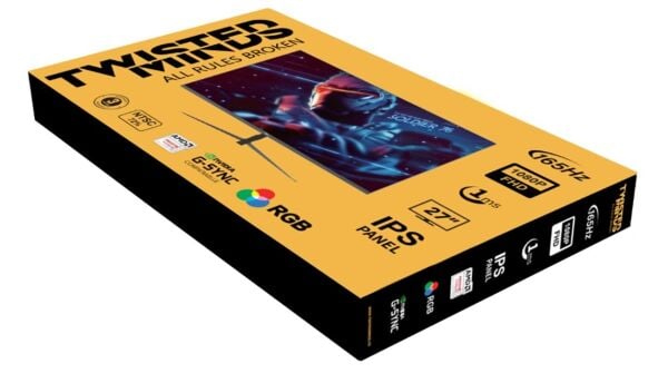 TWISTED MINDS 27 TM27DFI FHD 165Hz 1MS HDMI DP AMD FREESYNC/GSYNC ÇERÇEVESİZ RGB IPS GAMING MONİTÖR