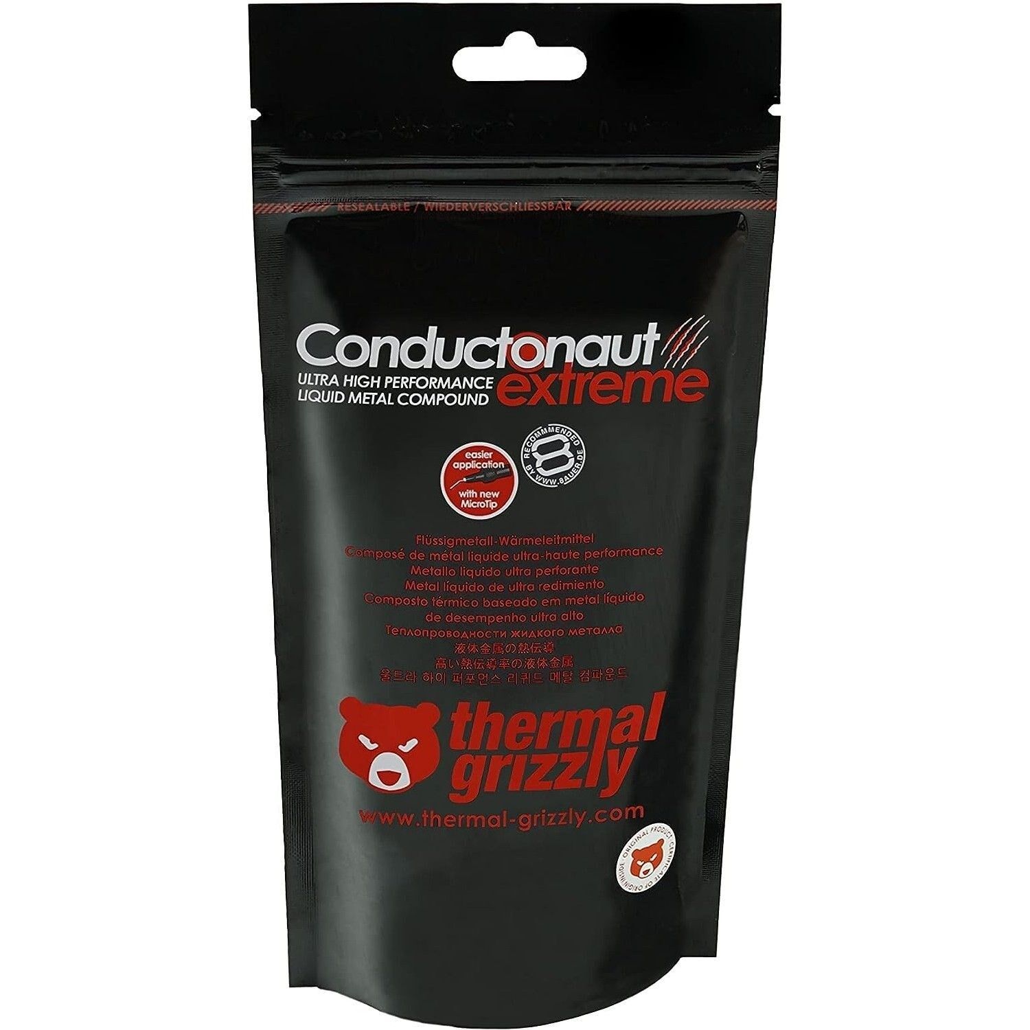 Термопаста THERMAL GRZZLY CONDUCTONAUT EXTREME - 1 G TG-CE-001-R