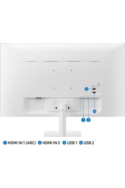 SAMSUNG M5 LS32CM501EUXUF 32'' 4Ms 60Hz FHD HDR10 SMART BEYAZ MONİTÖR