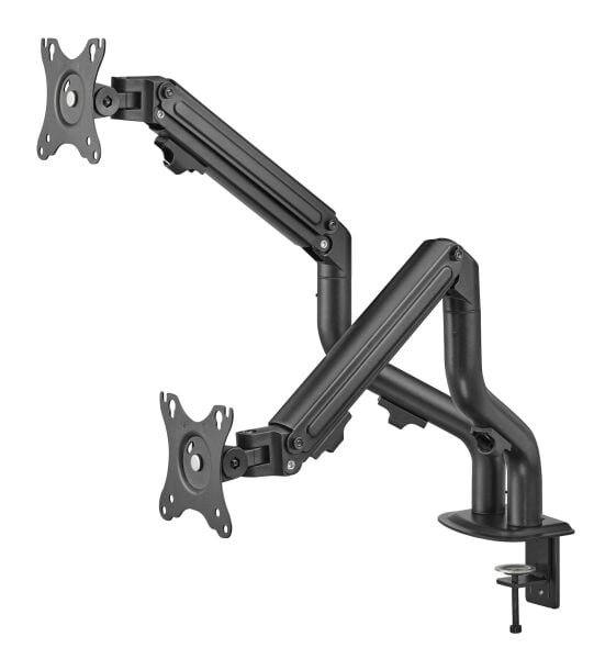 TWISTED MINDS TM-71-C012 MEKANİK AMORTİSÖR DÜZ EKRAN 17''- 32'' MAX 2X 8KG İKİLİ MONİTÖR KOLU