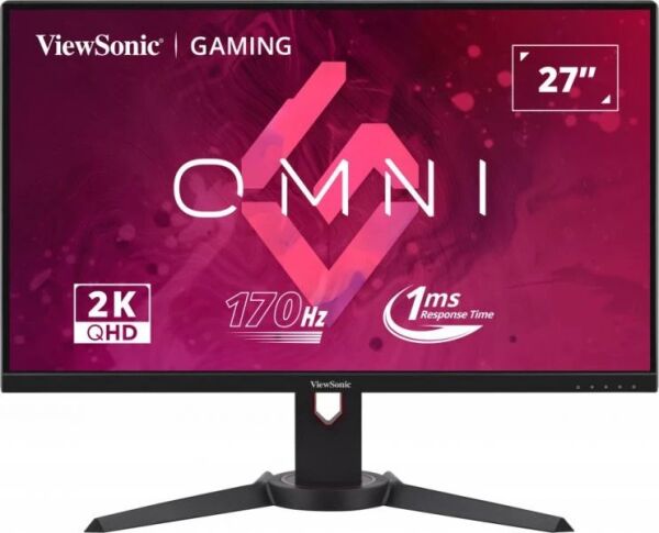 VIEWSONIC 27'' VX2780J-2K 2K QHD 1MS 170HZ 2XHDMI DP HDR10 FREESYNC PREMIUM IPS GAMING MONITOR