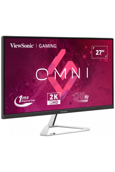 VIEWSONIC 27'' VX2780J-2K 2K QHD 1MS 170HZ 2XHDMI DP HDR10 FREESYNC PREMIUM IPS GAMING MONITOR