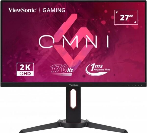 VIEWSONIC 27'' VX2780J-2K 2K QHD 1MS 170HZ 2XHDMI DP HDR10 FREESYNC PREMIUM IPS GAMING MONITOR