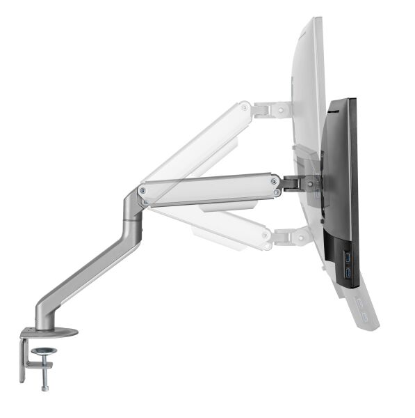 TWISTED MINDS TM-63-C06 MEKANİK AMORTİSÖR DÜZ/KAVİSLİ  EKRAN 17''-32'' MAX 9 KG TEK MONİTÖR KOLU