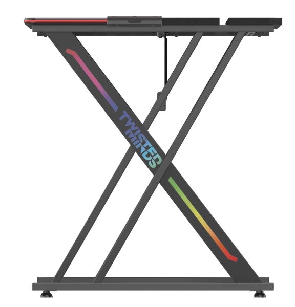 TWISTED MINDS X AYAK TM-GT04-X-RGB RACING KARBON FİBER E-SPOR OYUNCU MASASI