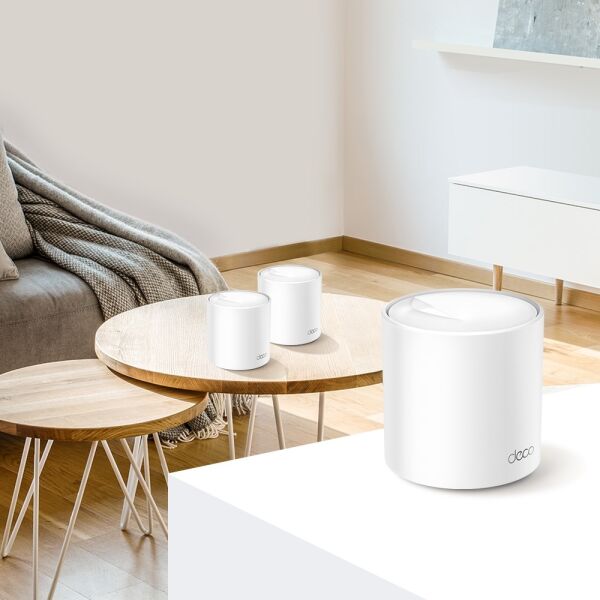 TP-Link Deco X60 AX5400 Mbps Tüm Ev Mesh Wi-Fi 6 Sistemi ( 2’li Paket )