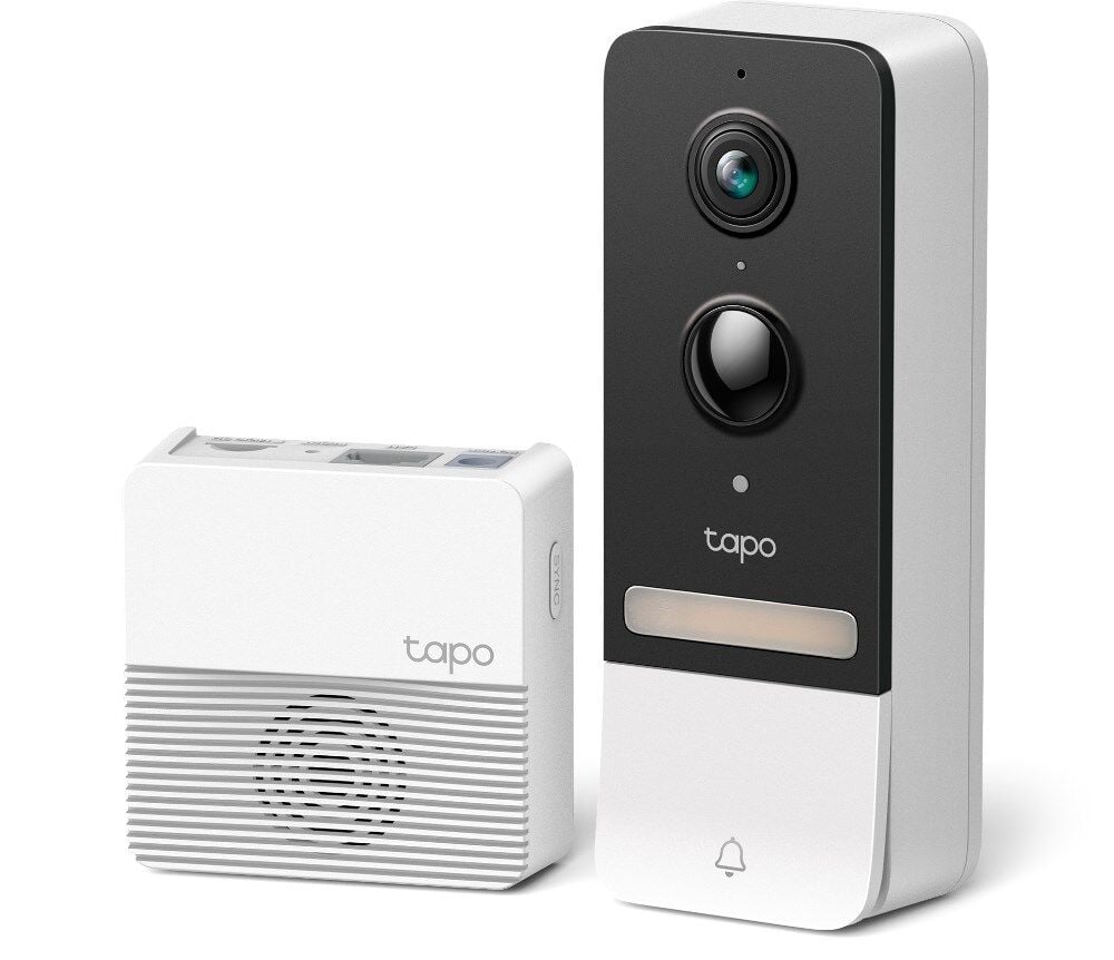 TP-Link Tapo D230S1 2K 5Mp Gece Görüşlü Akıllı ve Pilli Görüntülü Kapı Zili