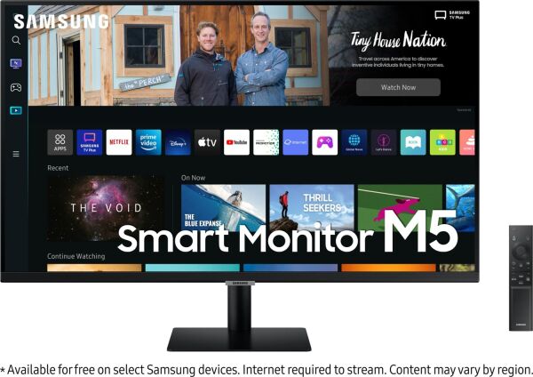 Samsung M5 LS27BM500EUXUF 27'' 4ms Full HD LED Monitör Siyah