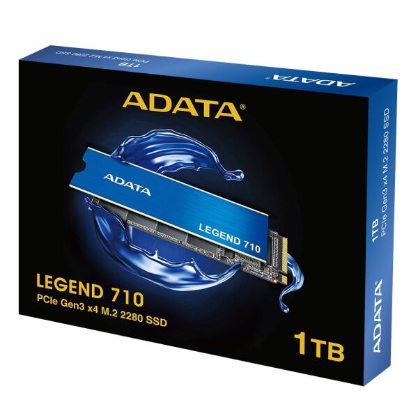 Adata Legend 710 1TB Gen3 x4 M.2 2280 2400/1800 MB M.2 NVMe SSD ALEG-710-1TCS