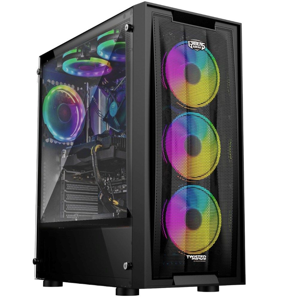 GAMERS ARENA RANK W AMD RYZEN 5 5500 16GB DDR4 512GB SSD 4GB GTX1650  W11 GAMING PC