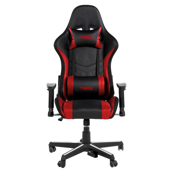 TWISTED MINDS TM8410-NR COMFORT RGB BLUETOOTH HOPARLOR MASSAGE POINTS E-SPOR OYUNCU KOLTUĞU - SİYAH / KIRMIZI