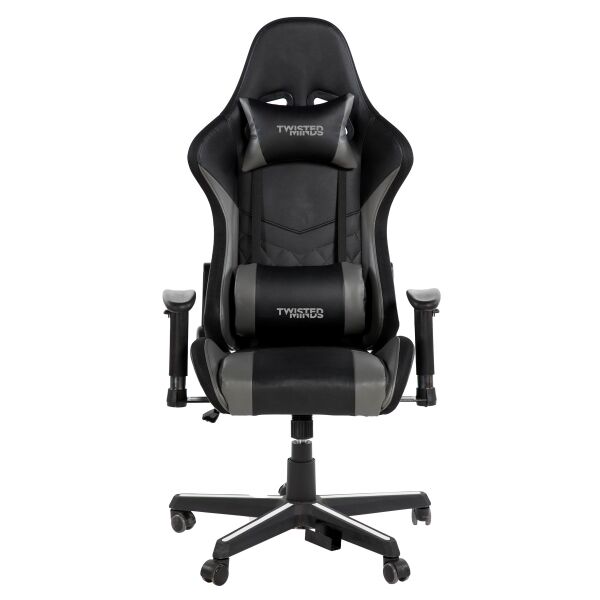 TWISTED MINDS TM8410-NG COMFORT RGB BLUETOOTH HOPARLOR MASSAGE POINTS E-SPOR OYUNCU KOLTUĞU - SİYAH / GRİ