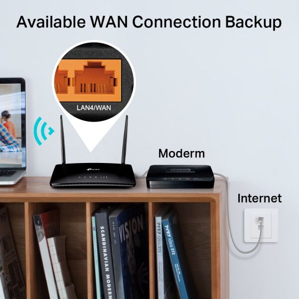 TP-LINK Archer MR200 AC750 Wireless Dual Band 4G LTE Router