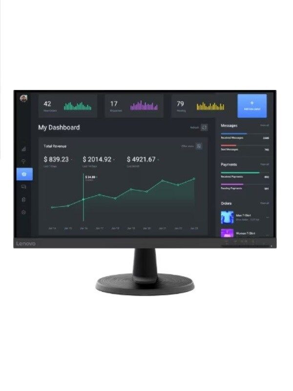 LENOVO 23.8'' D24-40 67A2KAC6TK 4MS 75HZ HDMI+VGA FULLHD FREESYNC VA MONITOR