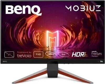 Benq Mobiuz EX270M 27'' IPS  1 Ms 240Hz Freesync Prem 2xHDMI DP Trevolo 2.1ch Audio Oyuncu Monitörü