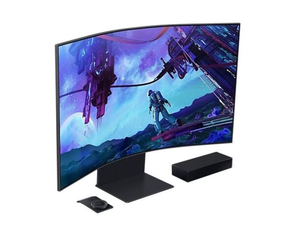 SAMSUNG ODYSSEY ARK LS55CG97WNUXUF 55'' 1Ms 165Hz 4K UHD HDR10+ KAVİSLİ AMD FREESYNC PREMIUM PRO QUANTUM MINILED SMART MONİTÖR