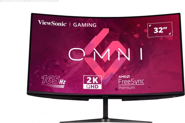 VIEWSONIC 32'' VX3218C-2K QHD 1MS 165HZ  2XHDMI DP HDR10 FREESYNC PREMIUM CURVED GAMING MONITOR