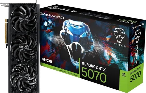 GAINWARD RTX5070 PYTHON III 12GB GDDR7 192BIT EKRAN KARTI