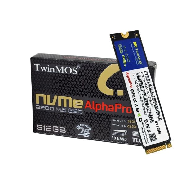Twinmos AlphaPro 512 GB NVME512GB2280AP PCI-Express 3.0 M.2 SSD