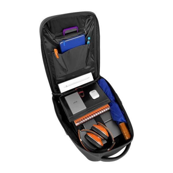 GEARZ GZ-110SD Shell 15,6'' Laptop Sırt Çantası Suni Deri Waterproof (Usb+Şifreli Kilit)