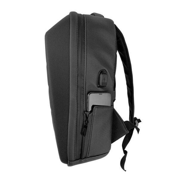 GEARZ GZ-110SD Shell 15,6'' Laptop Sırt Çantası Suni Deri Waterproof (Usb+Şifreli Kilit)