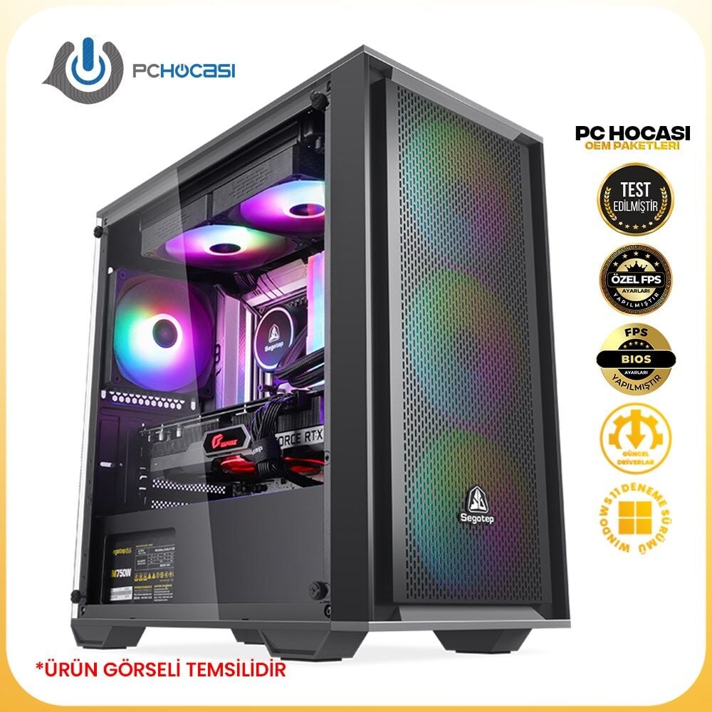 PCH GA2 RX9060XT AMD RYZEN 5 7500X3D 16 GB DDR5 1 TB SSD GEN4 650W OEM PAKET